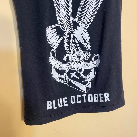 Blue October Concert Ricker Tee - Picture 3 of 6